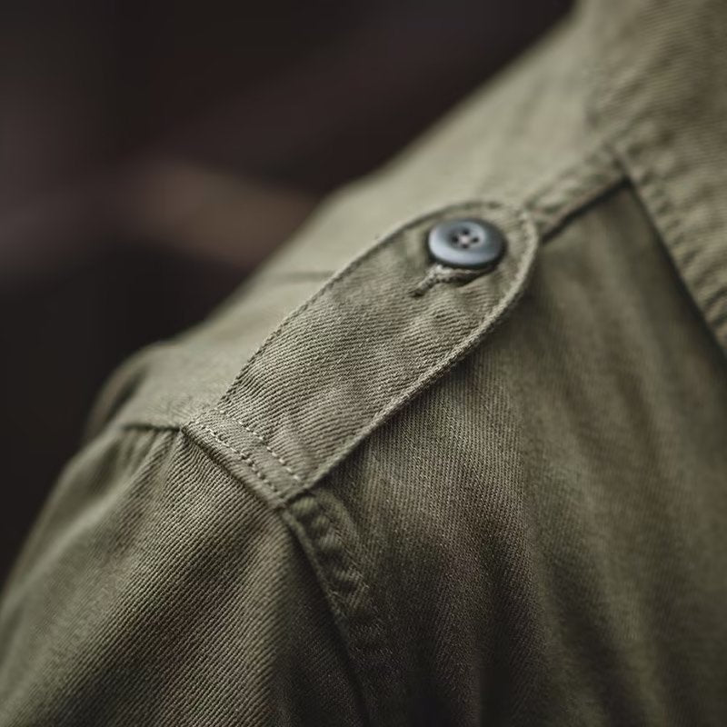 Herren Lässige Utility-Jacke mit praktischen Taschen Echo Archiv