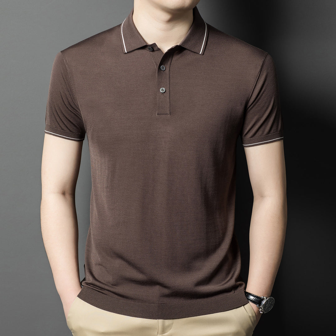 Herren sportliches Polohemd Echoarchiv