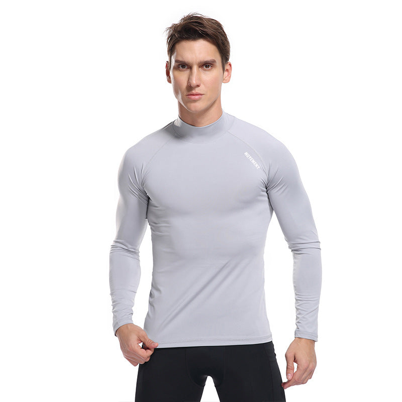 Herren Funktionsshirt mit hochabschließendem Kragen und atmungsaktiven Eigenschaften Echoarchiv