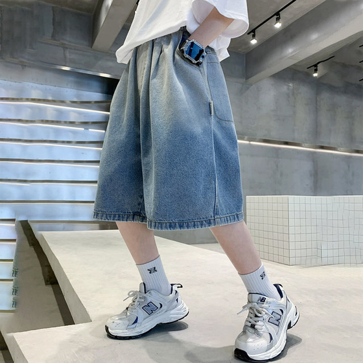 Unisex trendige Denim-Shorts mit praktischen Taschen Echo Archiv