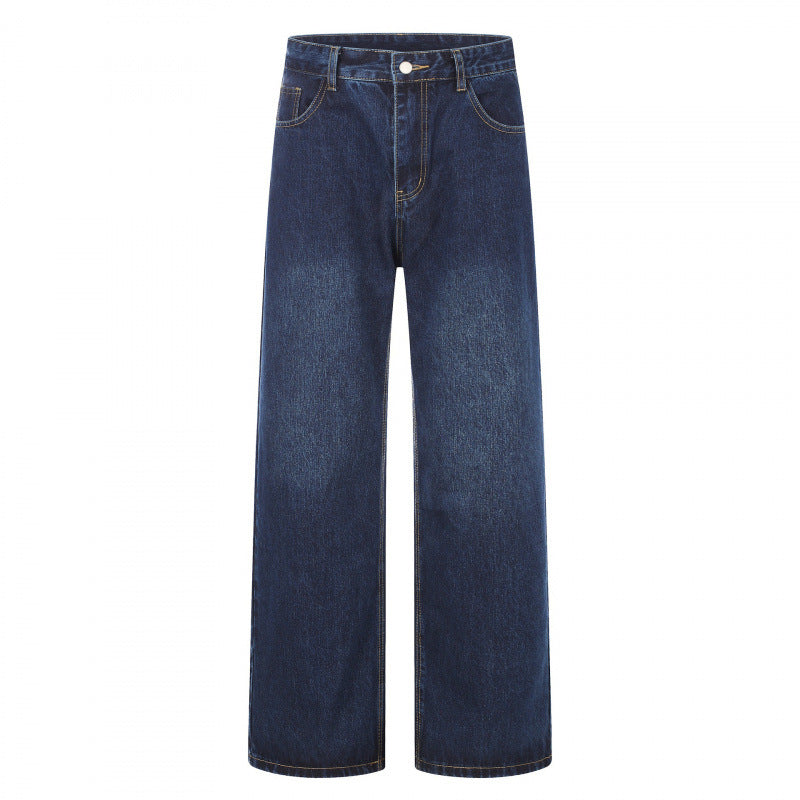 Damen High‑Waist Jeans mit weitem Bein, Fünf‑Taschen und lockerem Schnitt Echo Archiv