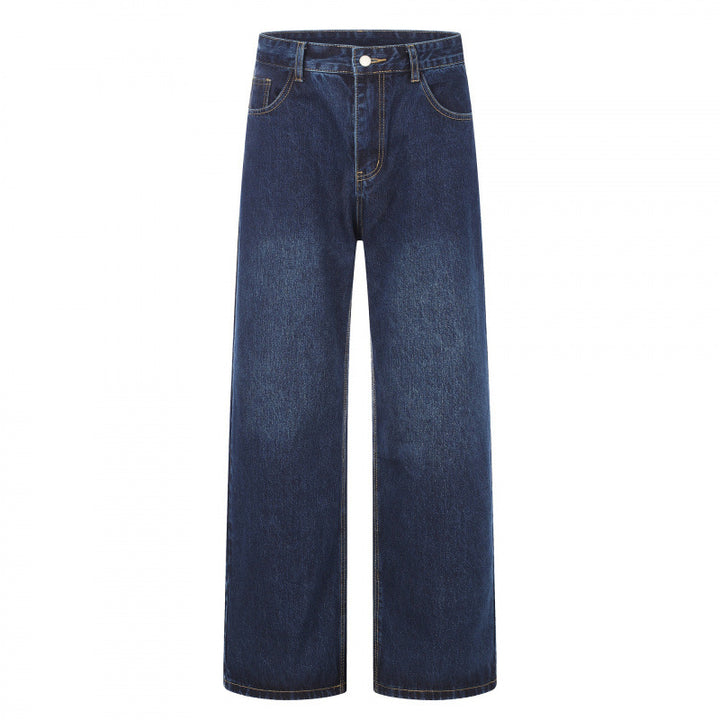 Damen High‑Waist Jeans mit weitem Bein, Fünf‑Taschen und lockerem Schnitt Echo Archiv