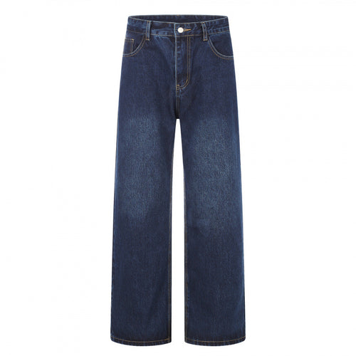 Damen High‑Waist Jeans mit weitem Bein, Fünf‑Taschen und lockerem Schnitt Echo Archiv