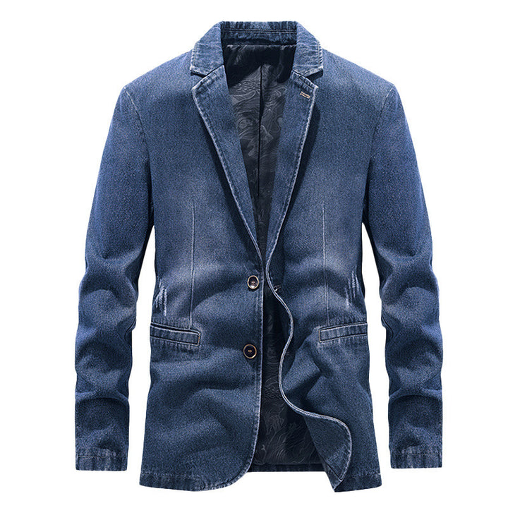Herren Modische Denim Blazer Echo Archiv