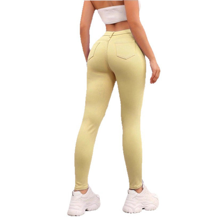 Damen Thermo-Skinny-Jeans mit Fleecefutter und hoher Taille Echo Archiv
