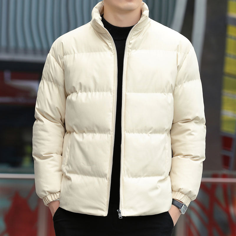 Herren Wattierte Kurzjacke mit Stehkragen, Thermofutter & elastischen Ärmelbündchen Echo Archiv