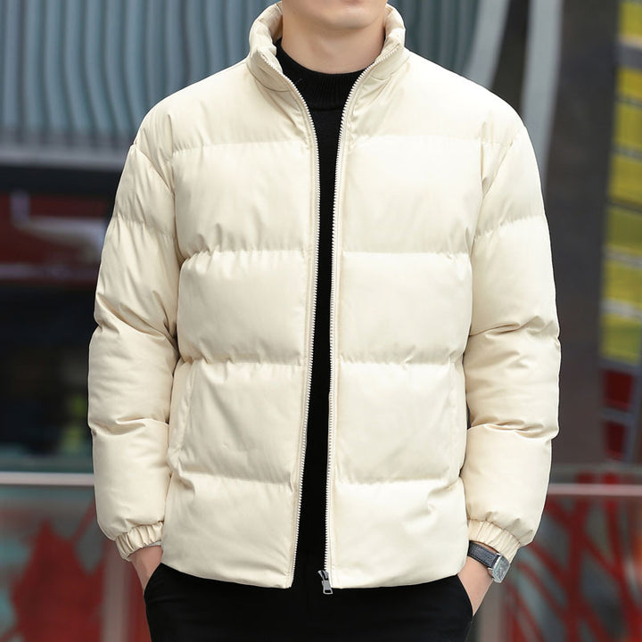 Herren Wattierte Kurzjacke mit Stehkragen, Thermofutter & elastischen Ärmelbündchen Echo Archiv
