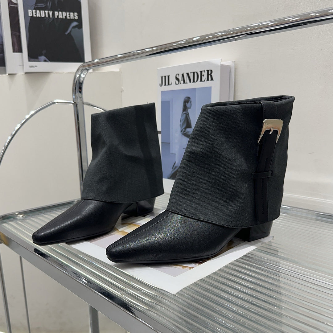 Damen Modische Stiefeletten mit elegantem Wickeldesign Echo Archiv