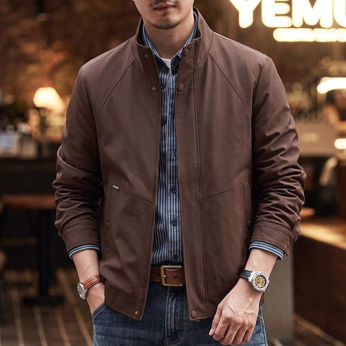 Herren Modische Übergangsjacke mit praktischem Stehkragen Echo Archiv