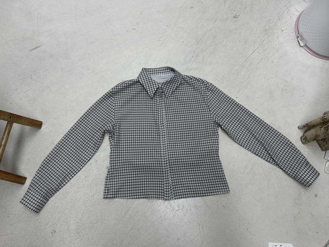 Damen nan taillierte Karobluse mit verdeckter Knopfleiste und geformter Miedernaht Echo Archiv