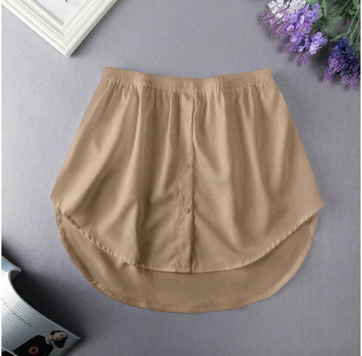Damen luftiger Minirock mit Knopfdetails Echo Archiv