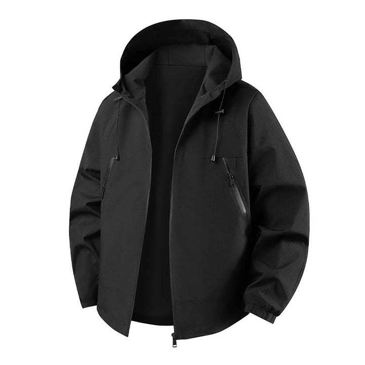 Herren Leichte Outdoorjacke mit verstellbarer Kapuze Echo Archiv