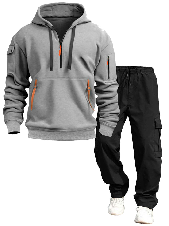 Herren lässiger Kapuzenpullover und Jogginghose Echo Archiv