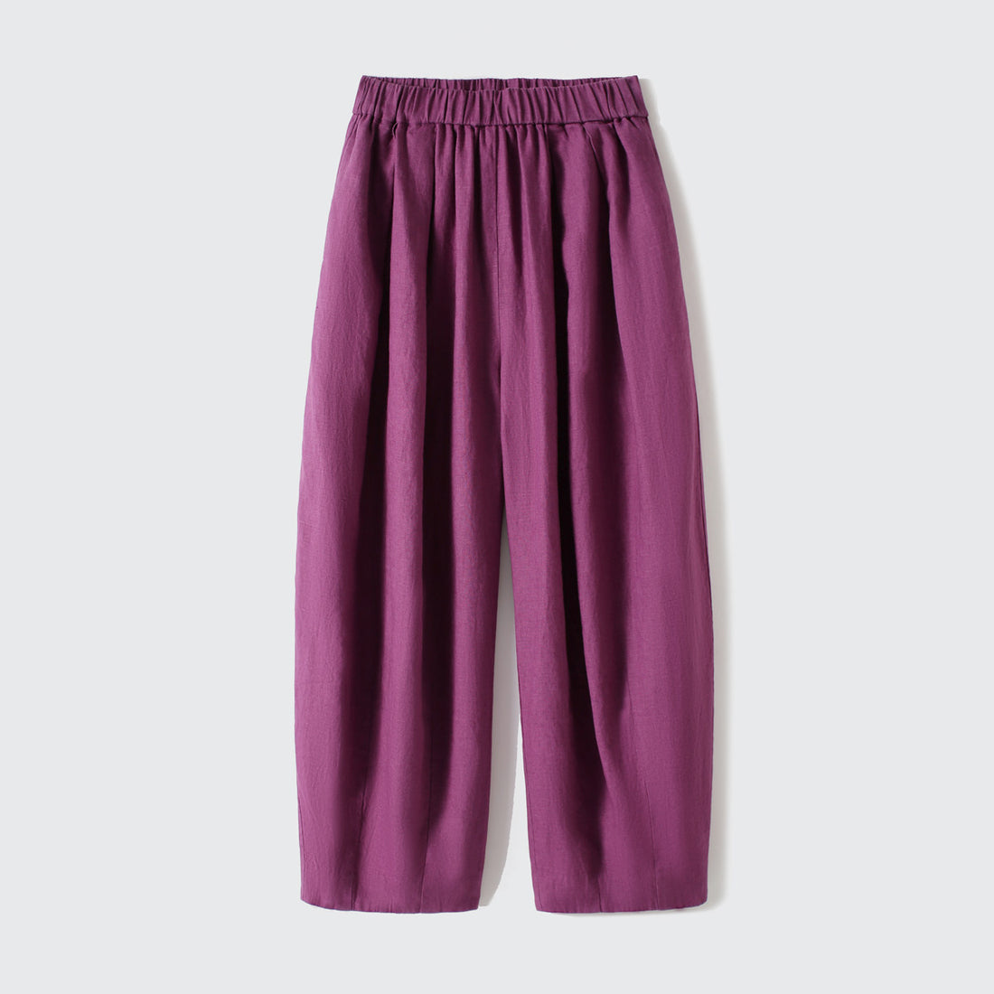 Damen Lässige, weit geschnittene Leinenhose Echoarchiv
