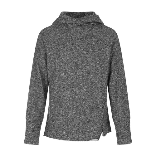 Damen Fein strukturierter Strickpullover mit Schlauchkragen, Raglanärmeln und seitlichem Schlitz Echoarchiv
