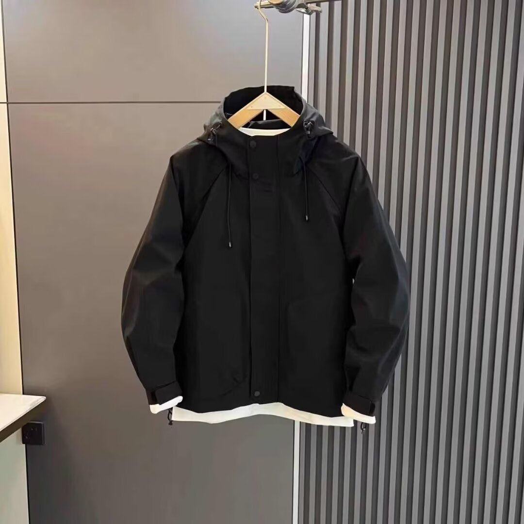 Herren technische Wetterjacke mit verstellbarer Kapuze Echoarchiv