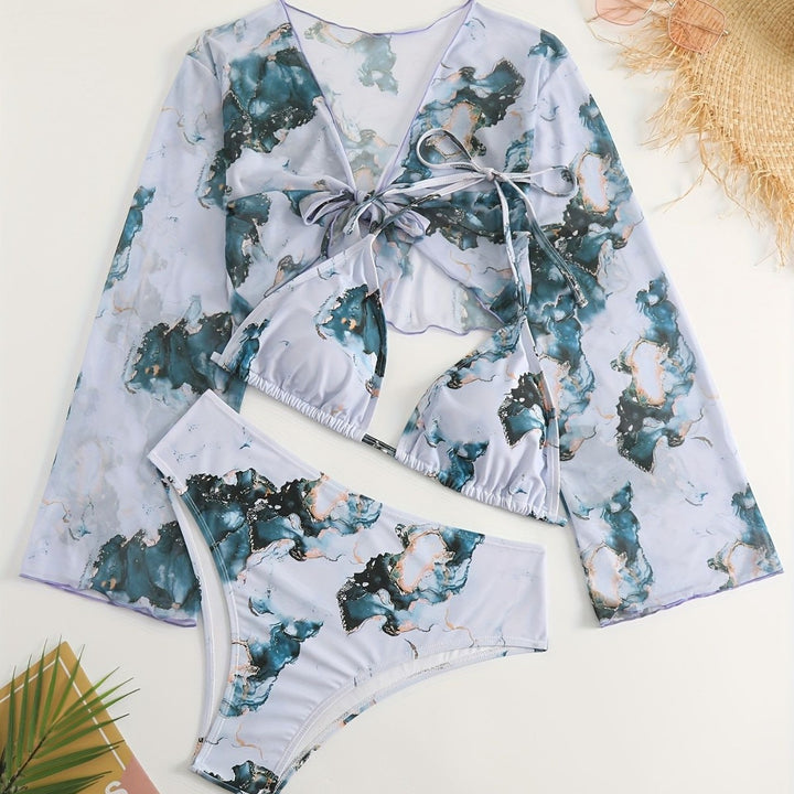 Damen Bikini Set mit transparenter Bluse Echo Archiv