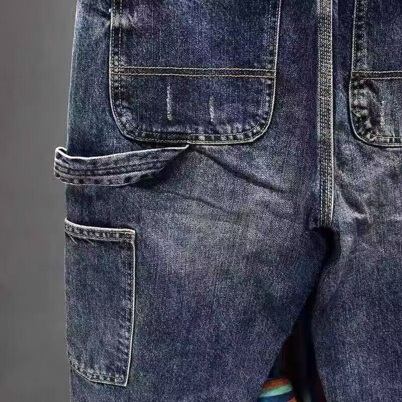 Herren Lässige Denim-Hose mit modischen Details Echoarchiv