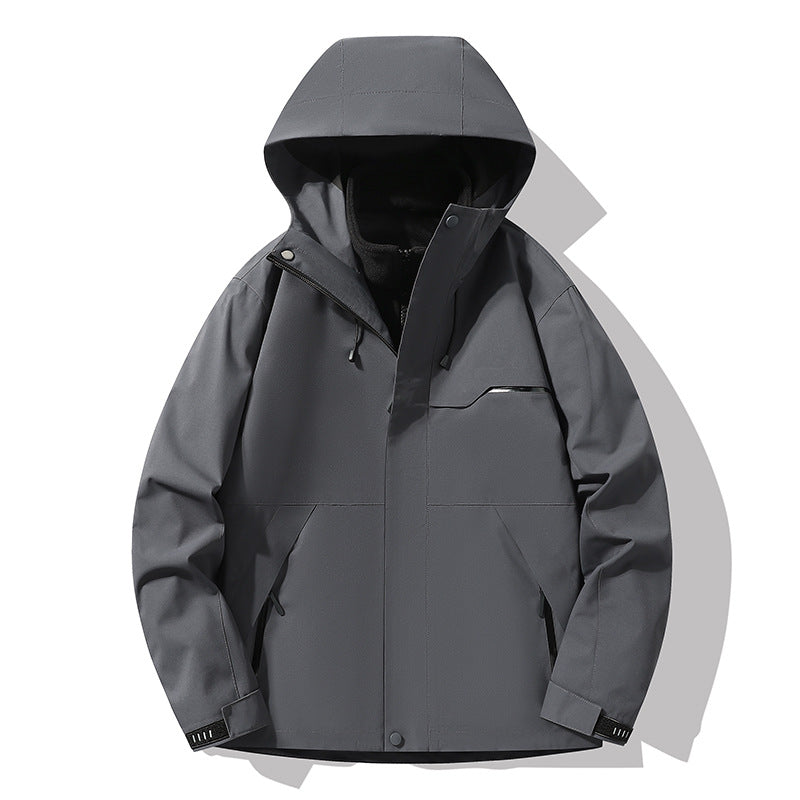 Herren Wetterfeste Outdoor Jacke Echo Archiv