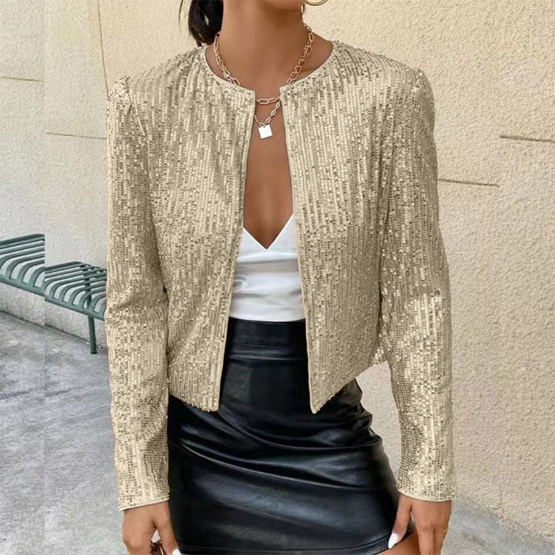 Damen Glitzernde Strickjacke Echoarchiv