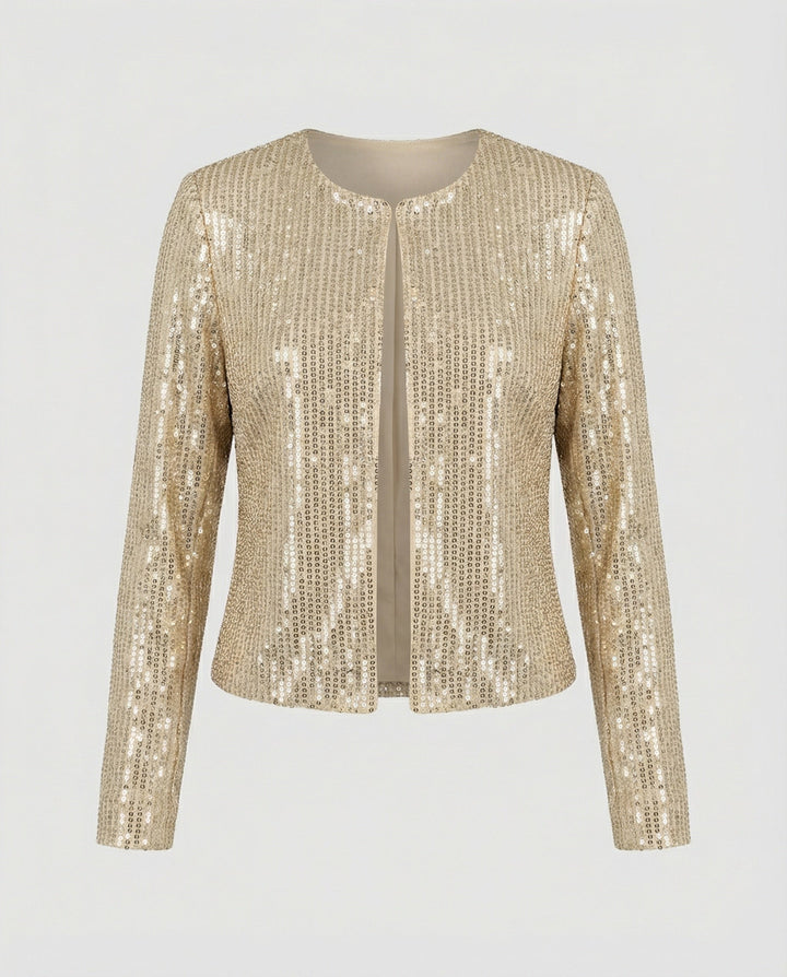 Damen Strickjacke mit Glitzereffekt – Echoarchiv