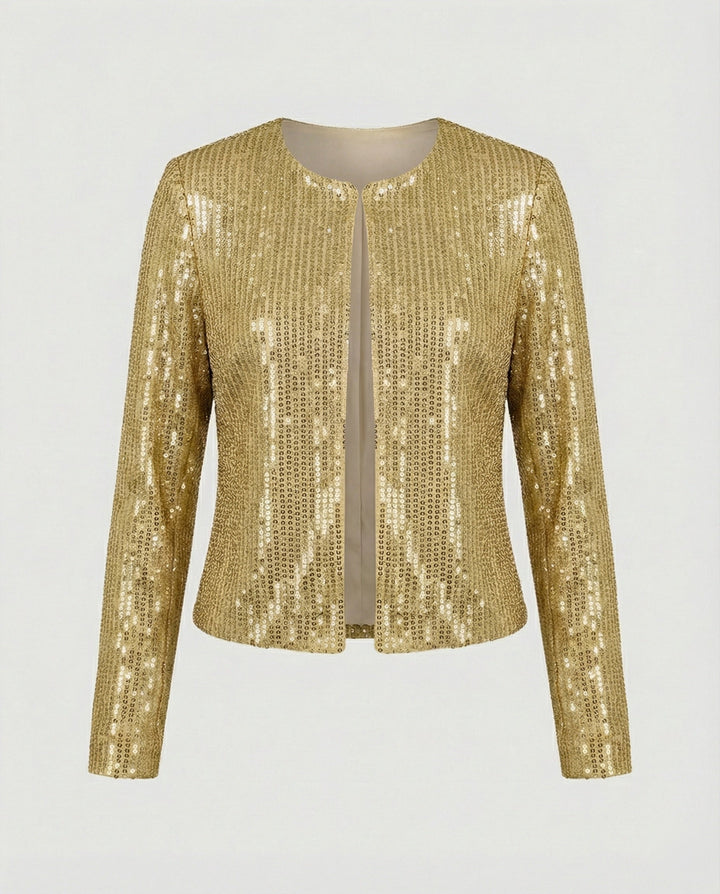 Damen Strickjacke mit Glitzereffekt – Echoarchiv