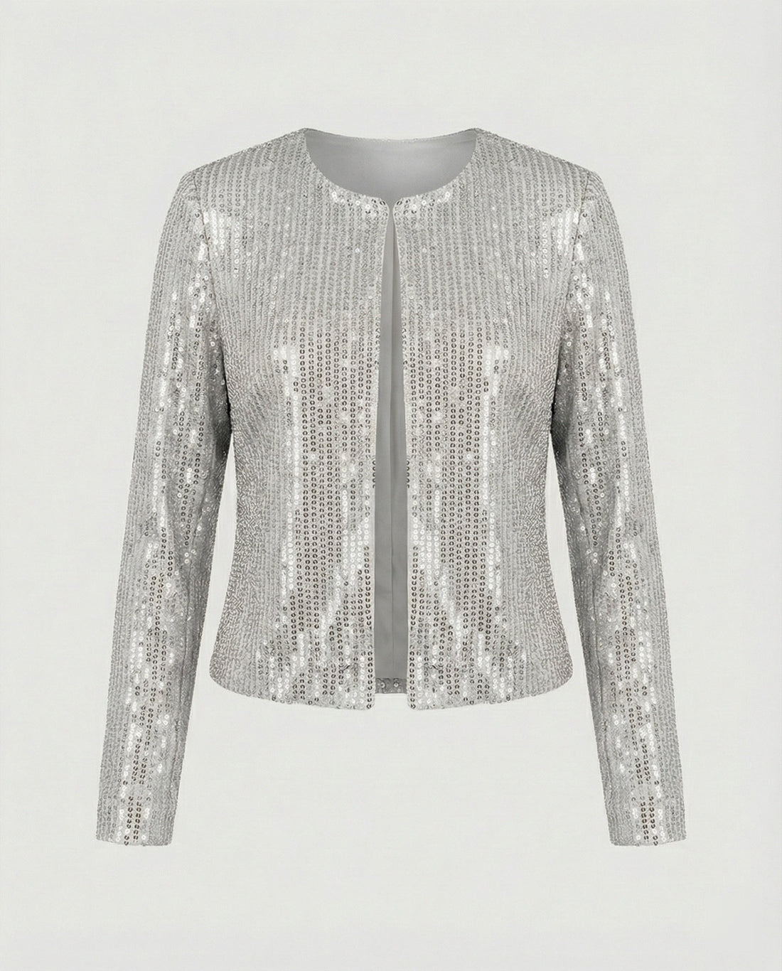 Damen Strickjacke mit Glitzereffekt – Veloura