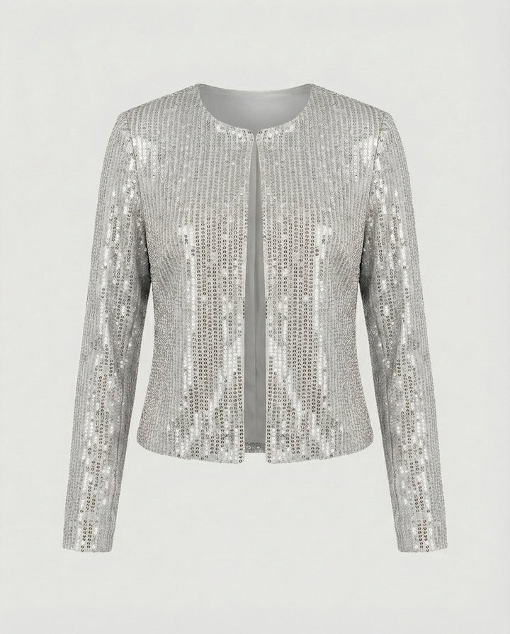 Damen Strickjacke mit Glitzereffekt – Echoarchiv