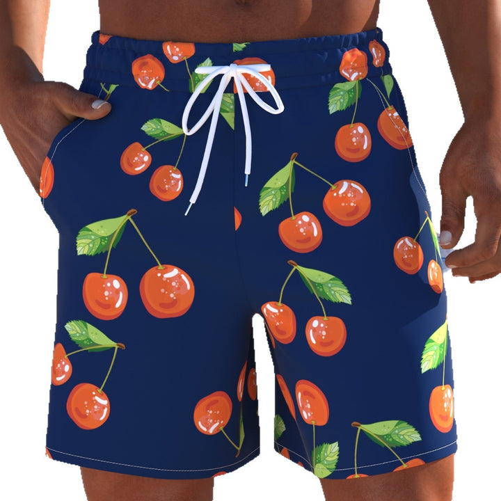 Herren Schwimmmode mit frischem Kirschdesign und bequemer Passform Echo Archiv