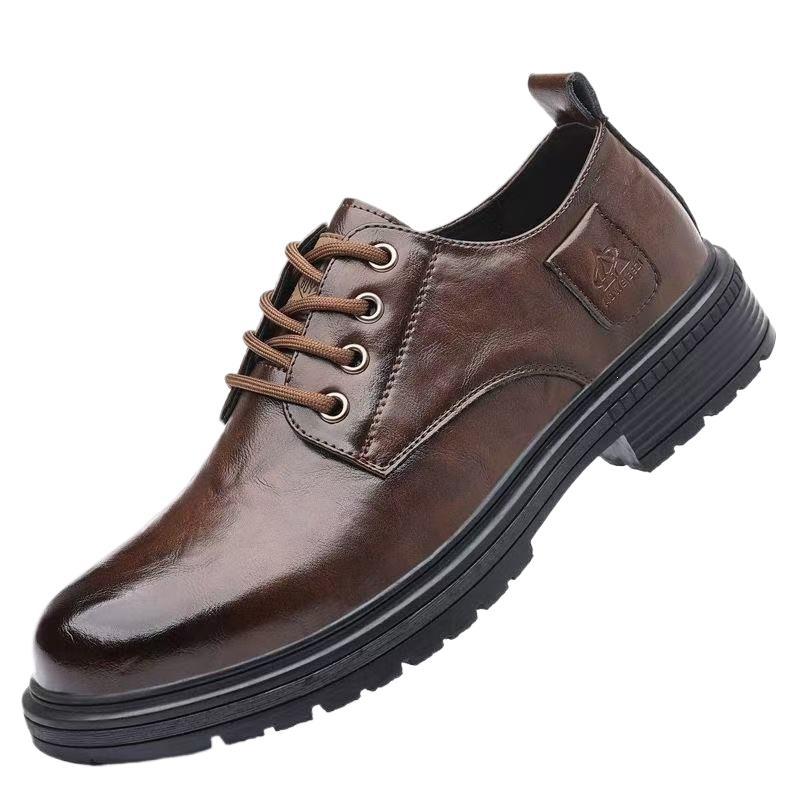 Herren Hochwertige Leder Schnürschuhe Echoarchiv