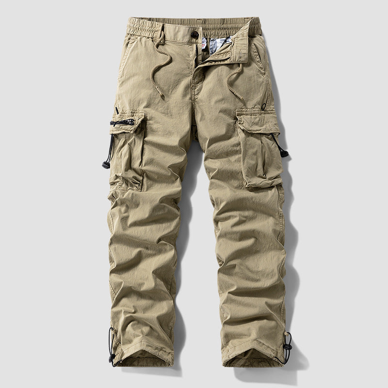 Herren Robuste Cargo‑Hose im Tactical‑Utility‑Stil mit elastischem Bund und Multifachtaschen Echo Archiv