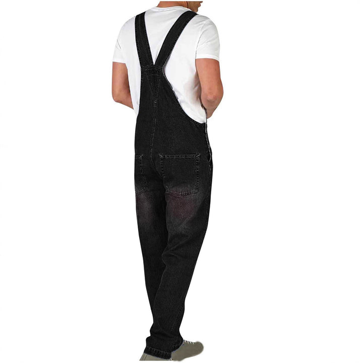 Herren JEchoarchivns Latzhose mit Taschen und verstellbaren Trägern