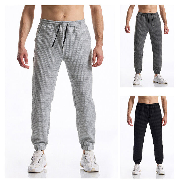 Herren lässige Jogginghose aus atmungsaktivem Material mit elastischem Bund und praktischem Taschen-Design Echoarchiv