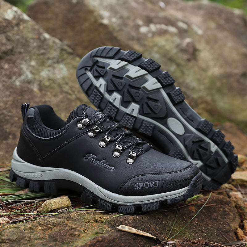 Herren nan robuste Trekkinghalbschuhe mit Metallösen, verstärkter Zehenkappe und griffiger Outdoor-Laufsohle Echo Archiv
