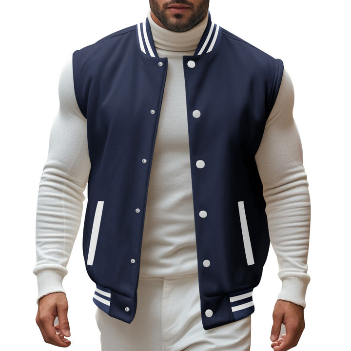 Herren trendige Collegejacke mit sportlichem Schnitt Echoarchiv