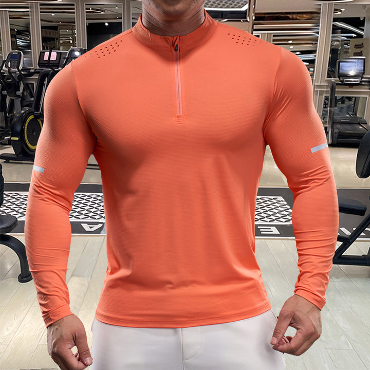 Herren Sportliches Langarm-Funktionsshirt Echoarchiv