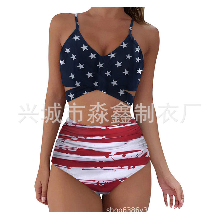 Damen Crop-Top Bikini-Set mit geflochtenem Design Echo Archiv