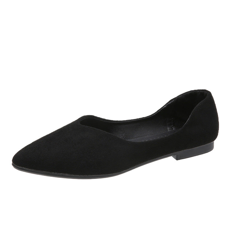 Damen  spitze Ballerina aus Microvelours mit gepolstertem Komfortfußbett Echo Archiv