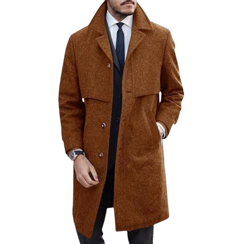 Herren eleganter Wollmantel Echoarchiv