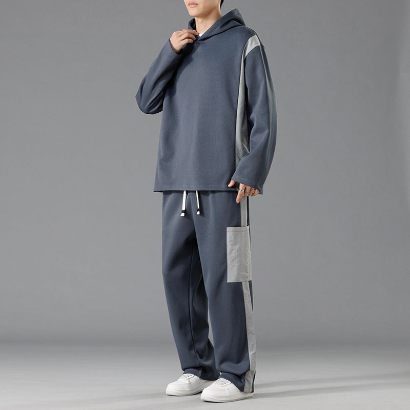 Herren lässiger Hoodie und Jogginghose Set Echoarchiv