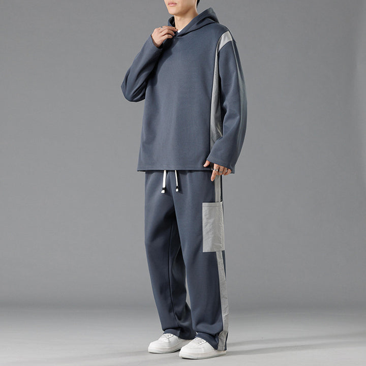 Herren lässiger Hoodie und Jogginghose Set Echoarchiv