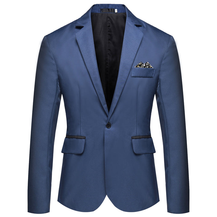 Herren modischer und eleganter Anzugjacke mit satiniertem Finish Echoarchiv