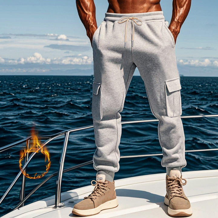 Herren Sportliche Cargo-Jogginghose mit elastischem Bund und praktischen Taschen Echoarchiv