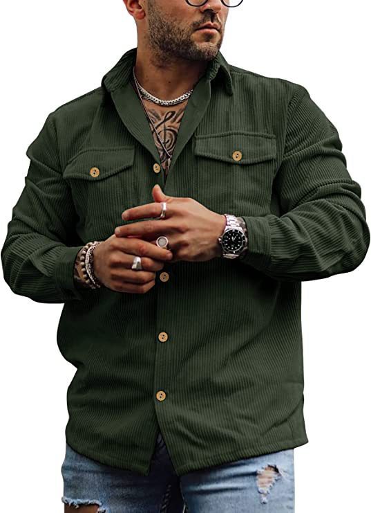 Herren cordjacke im lässigen Schnitt Echoarchiv