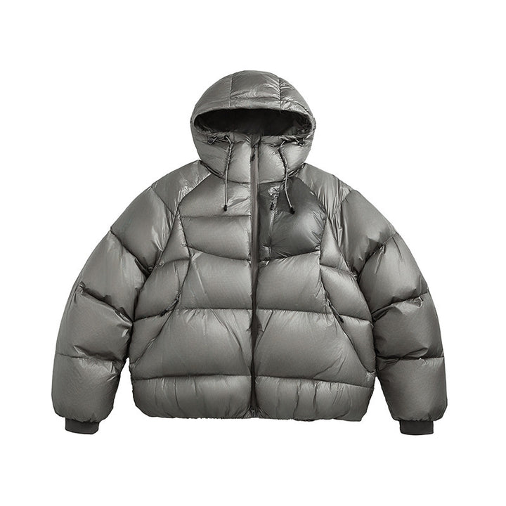 Unisex Stepp-Daunenjacke mit Kapuze und leichter Wärmeisolierung Echo Archiv