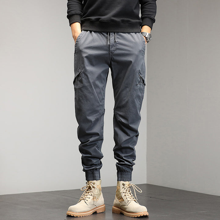 Herren Technische Cargo-Jogginghose mit Bündchen und Multifunktionstaschen Echo Archiv