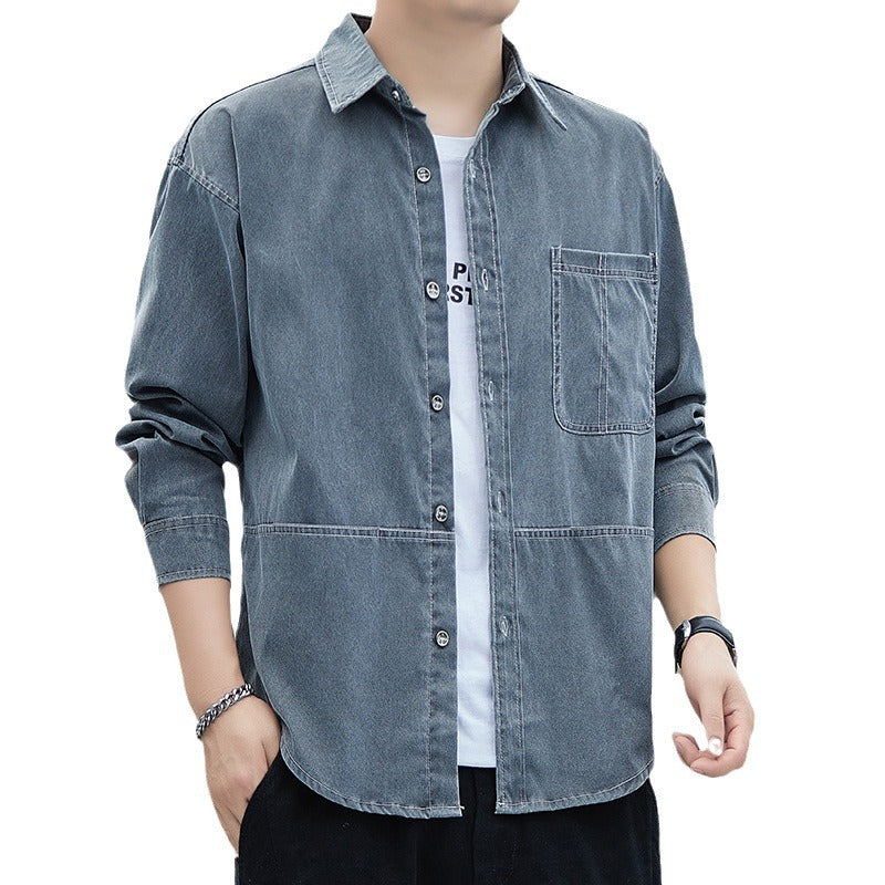 Herren Denim Overshirt Echoarchiv