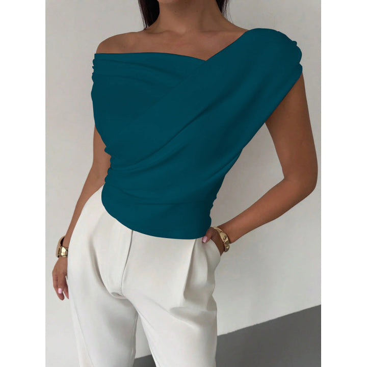 Damen Wickeloberteil mit weichem Stoff und elegantem Design Echoarchiv