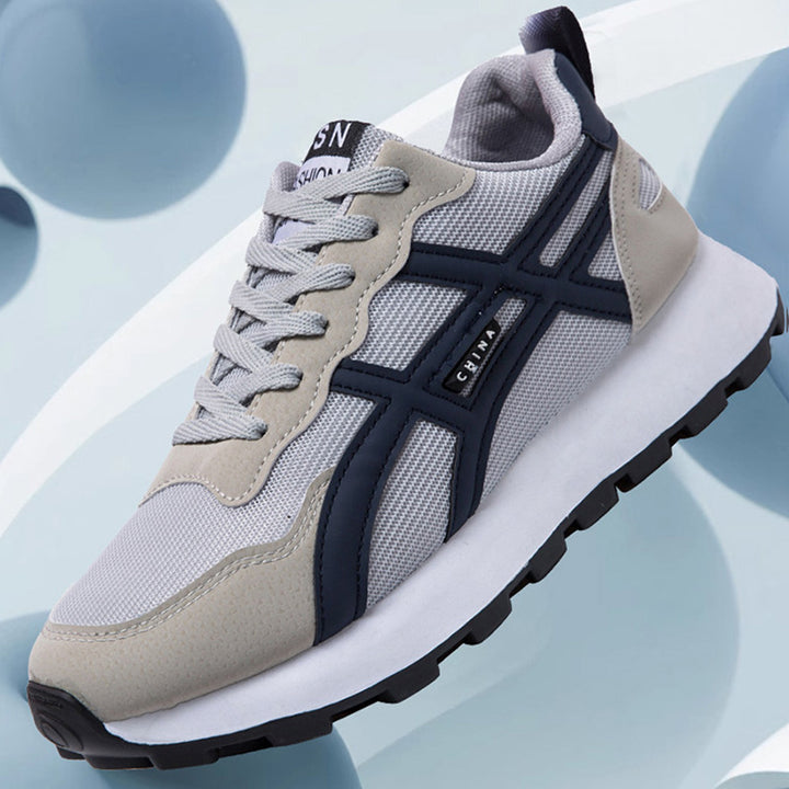 Unisex Retro-inspirierte leichte Laufschuhe mit atmungsaktivem Mesh und profilierter Laufsohle Echoarhiv