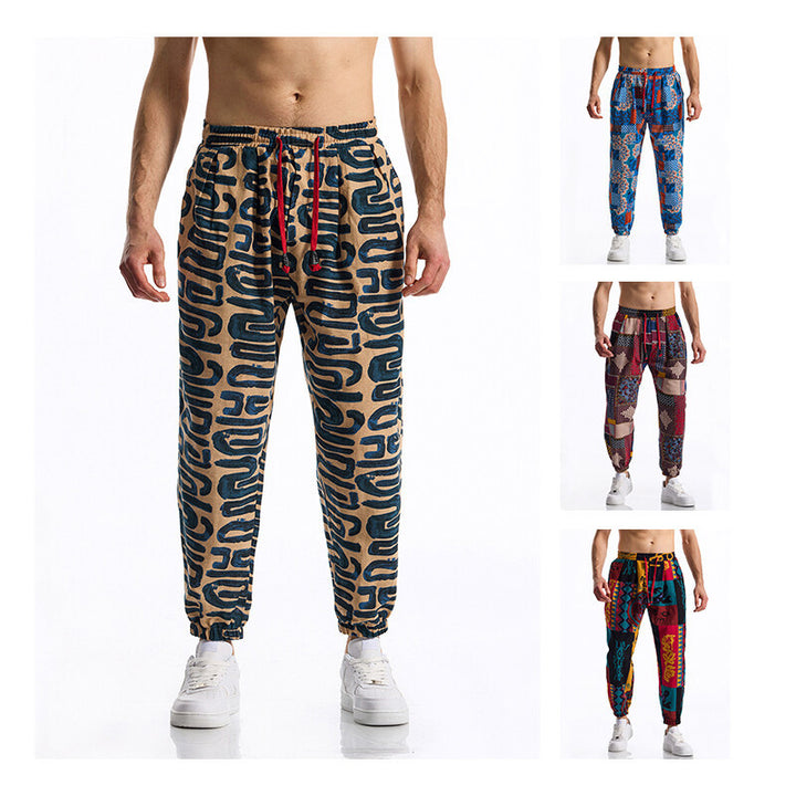 Herren Jogginghose mit modernem Patchwork-Design Echoarchiv